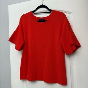 Ann Taylor Petite Orange Sweater Top